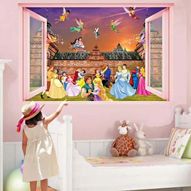 Disney Princess Jasmine wall /cupboard sticker - 297mm x 118mm