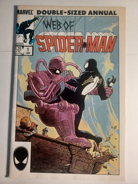 Web of Spider-Man Annual #1 VF- Marvel Comics c226