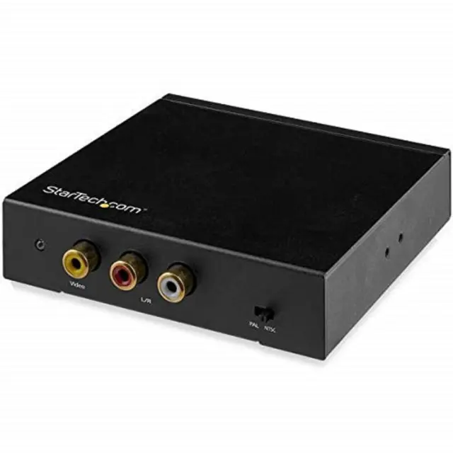 StarTech.com HD2VID2 HDMI to RCA Converter Box with Audio, Composite Video Adapt