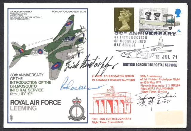 Ld Ed Rossbach Signed Cover Japanese Fighter Ace Sakai Luftwaffe Ace Rudorffer