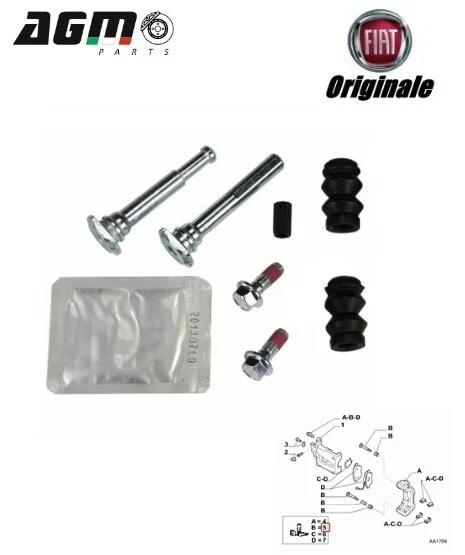 Kit Réparation Pinces Frein Avant 54mm Pour Fiat/Lancia Y10 | Pièce Origine 792560