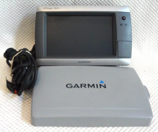GARMIN GPSMAP 740S CHART PLOTTER FISH FINDER RADAR WEATHER GPS w/ POWER