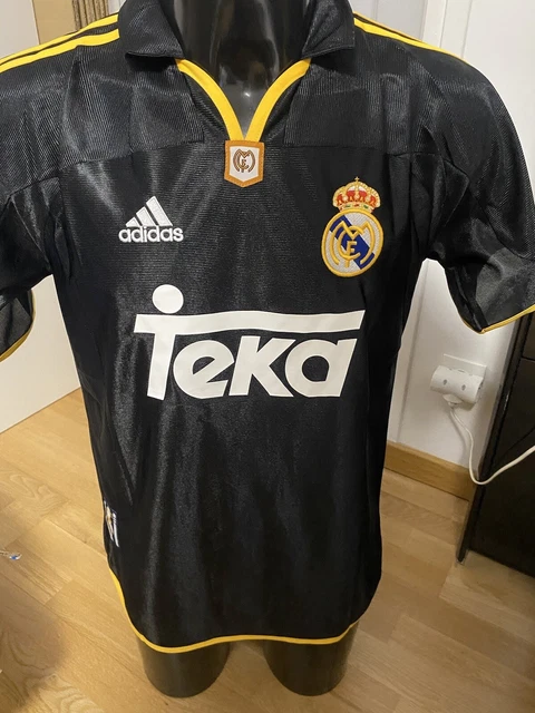 Nouveau Maillot de Foot Real Madrid Retro Exterieur Manches Longues