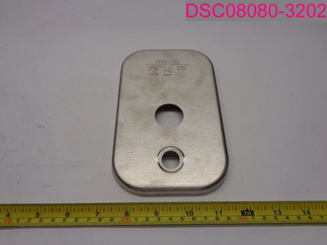QTY=3; Server Model FP-200 Stainless Steel Lid Cover, Series 20K22G, P/N 100410