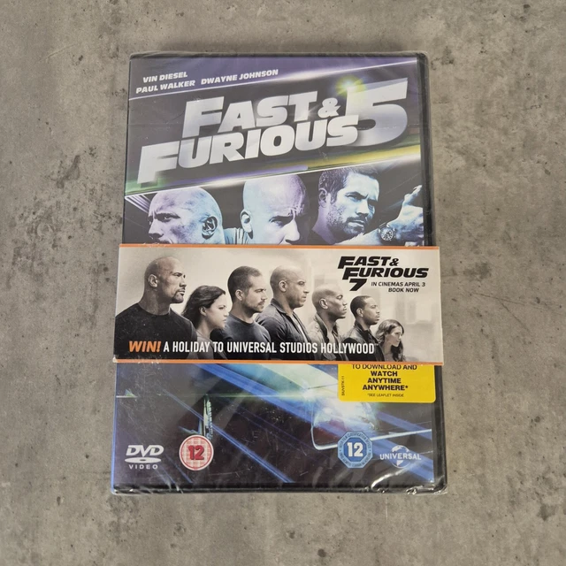 Fast Five Rio FAST AND THE Furious Five: Rio Heist- 12 - DVD - New & Sealed - Free P ...
