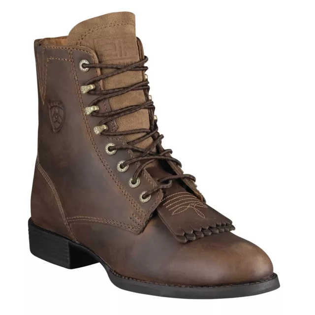 Ariat® Ladies Heritage Lacer II with Kiltie Distressed Brown Boot 10002147