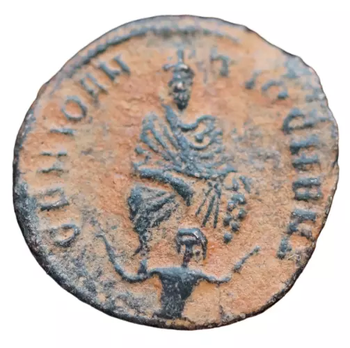 MAXIMINUS II DAIA Ancient 310AD Roman Coin APOLLO Christian Persecution. #136