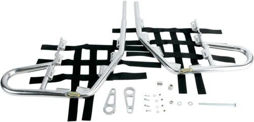 Motorsport Products EZ-FIT Nerf Bars Silver fits Yamaha Raptor 660R 01-05