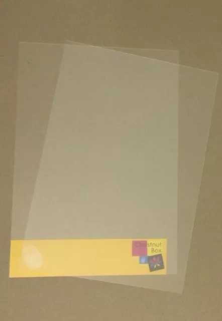 10 A4 Acetate Sheets TRANSPARENCY OHP ACETATE FILM WOW! 140 Micron