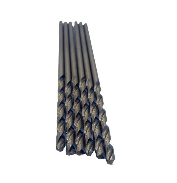 6 PCS Wire size #13 X 6" M35 Cobalt Aircraft Extension Bit, 135 DEG S/P Drill