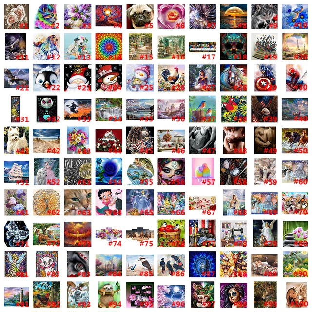 5D Diamant Diamond Painting DIY Kreuzstich Stickerei Malerei Bilder Stickpackung