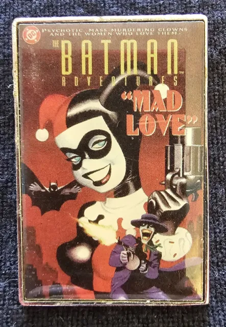 Batman Adventures Mad Love Lapel Trading Pin