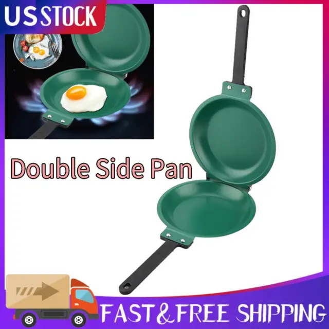7.6'' Ceramic Coating Non-stick Flip Frying Pan Pancake Maker Kitchen Cookware