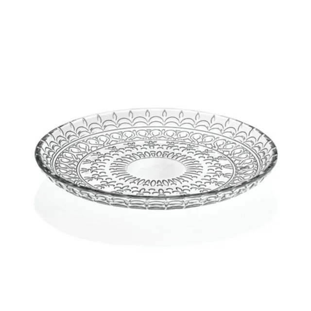 Elegant and Modern Crystal Plates for Parties and Events - Bowls, 8.5", Set of 4