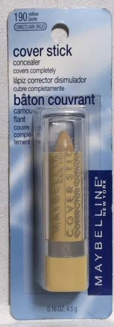 Maybelline New York Cover Stick Concealer, 190 Yellow, 0.16 Ounce
