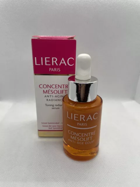 Lierac Paris Concentre Mesolift Anti-Aging Radiance Toning Serum 1.1 oz NIB