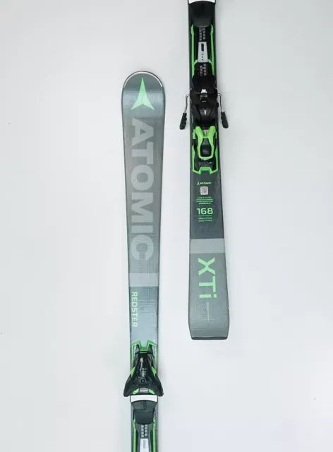 Atomic Redster XTi Grey Allmountain Ski 168cm + Atomic FT12  Mod. 2019 (PE#40)