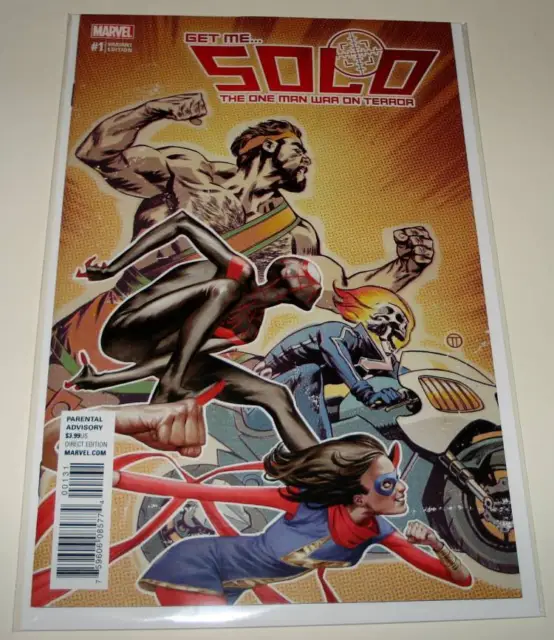 SOLO # 1  Marvel Comic  (Dec 2016)   NM   CHAMPIONS VARIANT COVER EDITION
