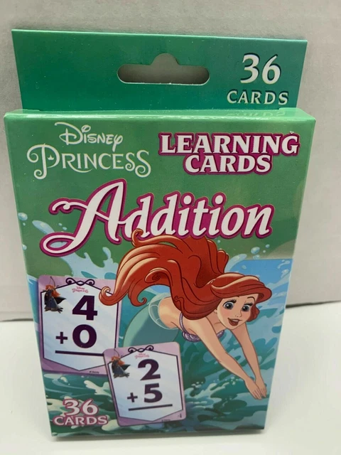 Princess Addition DISNEY PRINCESS LEARNING Addition Flash Cards (Designs May Vary) Kids ...