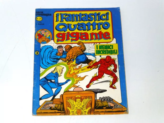 Fantastici 4 Gigante n 20 Editoriale Corno Serie Cronologica 1979