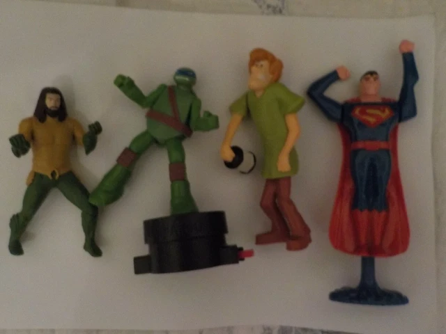 Lot De 17 Figurines Burger King (Schtroumpfs) Et McDonald's (Mr & Mrs) – Occasion