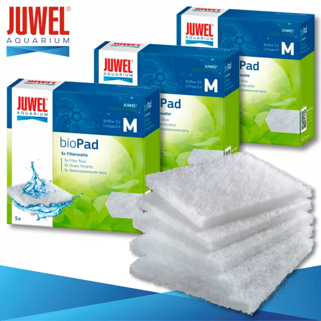 Juwel 3 x 5 Pièce Biopad Filtre Ouates M Aquarium Milieu Filtrant Éponge Mouches