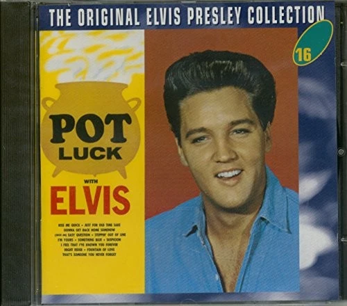 ELVIS PRESLEY POT Lucky Uk English Gb Board Lp Mono Rack EUR