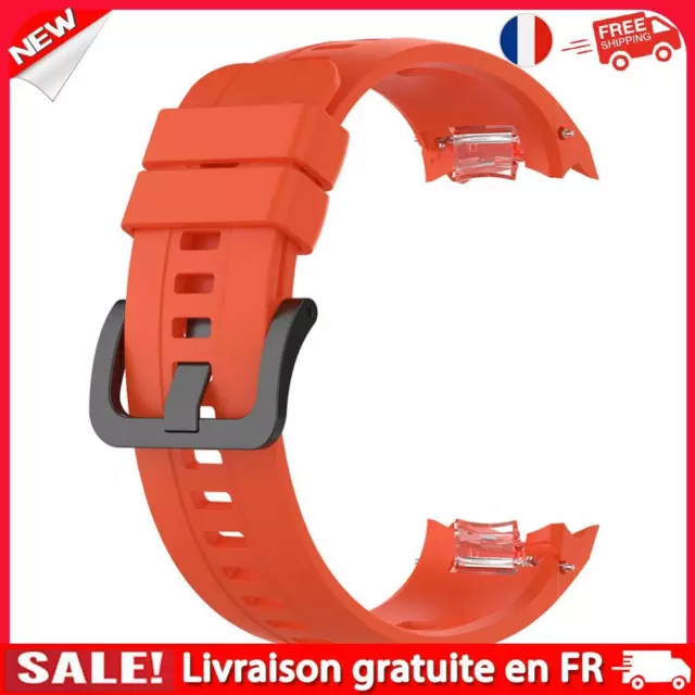 Silicone Watch Band Smart Bracelet Wrist Strap for Honor GS Pro (Orange)