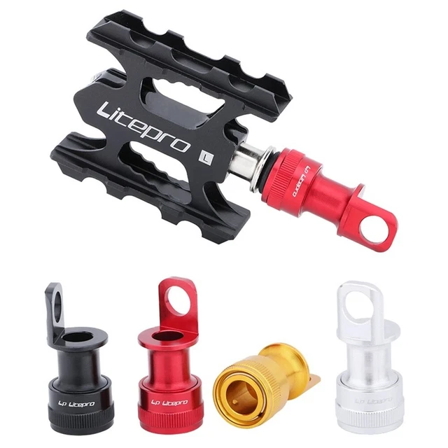 Support De Pédale De Vélo Pliable – Adaptateur à Dégagement Rapide, En Alliage D'aluminium, Pour Pédales MKS, Diamètre 10 Mm
