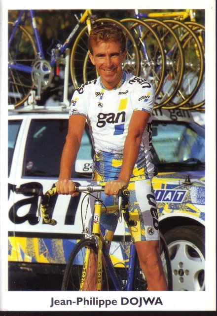 CYCLISME ** carte cycliste JEAN-PHILIPPE DOJWA équipe GAN