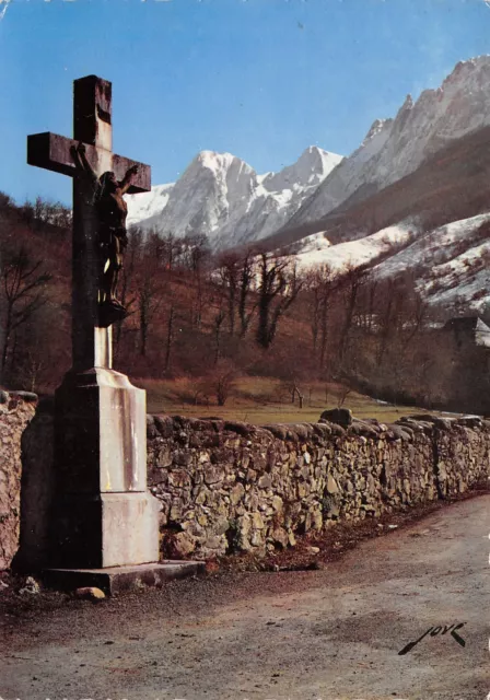 64-Les Pyrenees Calvaire Dans La Vallee Accous-N�3849-D/0043