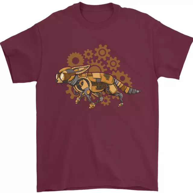 Steampunk Fox Camiseta Hombre 100% de Algodón