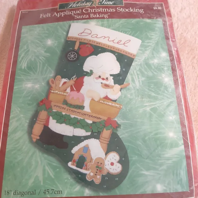 DIY Bucilla Special Delivery Santa Christmas Holiday Felt Stocking Kit  84593 