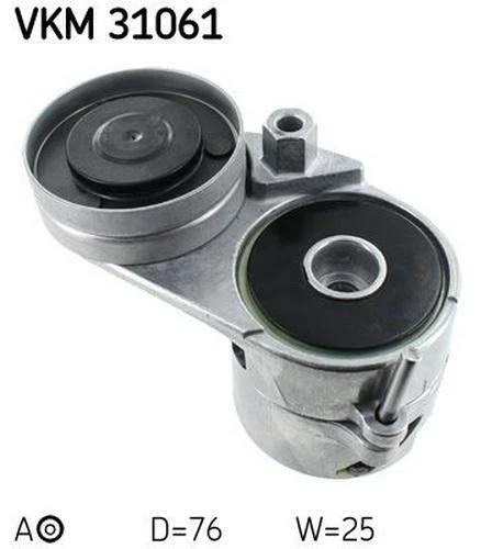 SKF Poulie-tendeur courroie trapézoïdale à nervures Galet tendeur VKM 31061 76mm