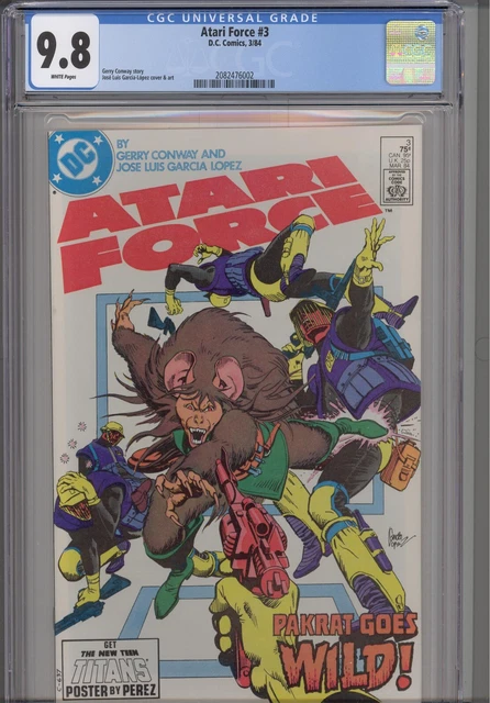 Atari Force #3 CGC 9.8  1984 DC Comics Gerry Conway story: Price Drop!