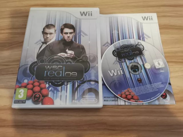 WSC Real 09: World Snooker Championship For Nintendo Wii Complete