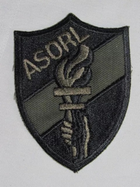 03E3 Badge Fabric Army France Patch With Identify A. S. O. R.L Flambeau