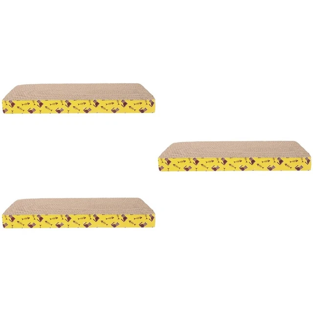 3pcs Cat Clawing Grinding Mat destruction de Pet Cat Scratch Padding à