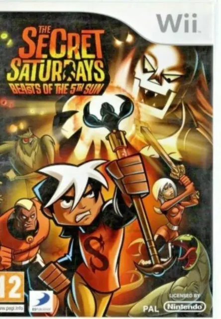 Secret Saturdays: Beasts of the 5th Sun (Nintendo Wii 2009) FREE UK POST