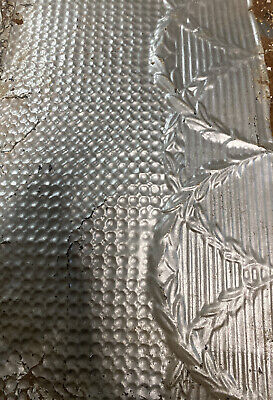 Antique Metal Tin Ceiling Tile 48" X 15” (Rm5) 2