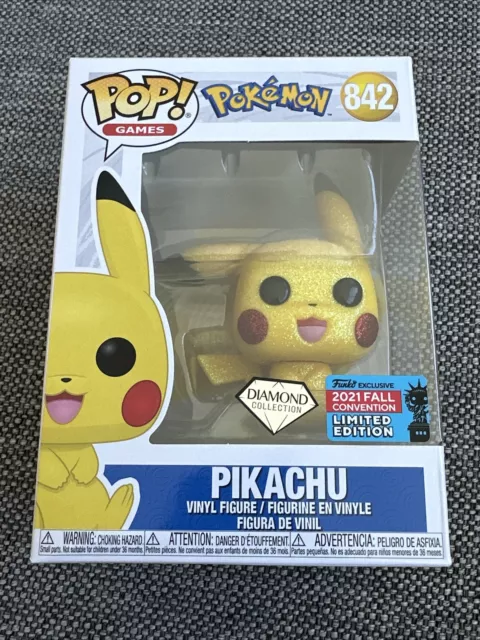 Funko POP! Games Pokemon Pikachu #842 [Diamond Collection] Exclusive