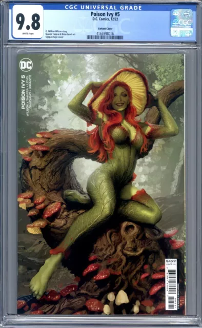Poison Ivy #5  Sejic Variant Cover  DC Comics  1st Print  CGC 9.8