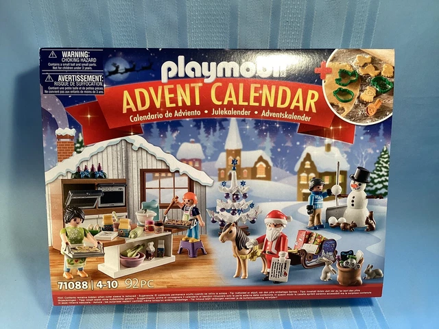 PLAYMOBIL CHRISTMAS ADVENT Calendar 71088 with Christmas Bakery