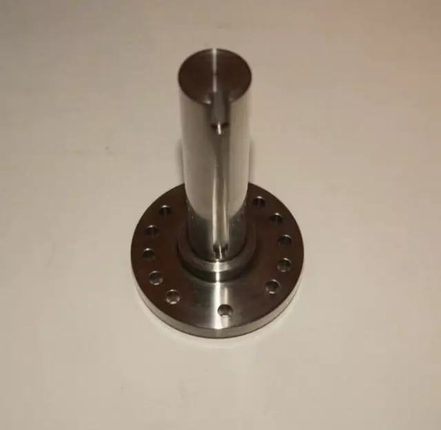 ※ New ※ Turned Stainless Steel 1" Keyed Keyway Shaft - 3" Mount x ~5.25" Length