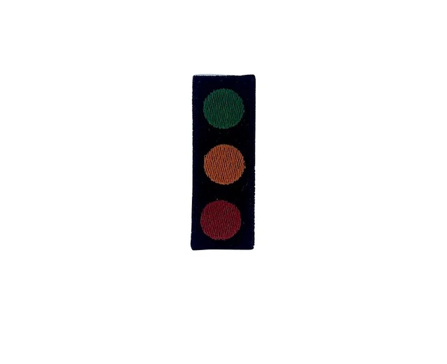 Patch aufnaher aufbugler applikation bügelbild Ampeln