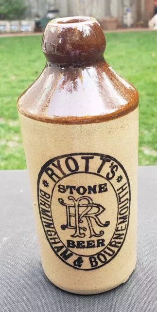 Ryott's, Stone Beer, Birmingham & Bournemouth, Bottle Pearson's England