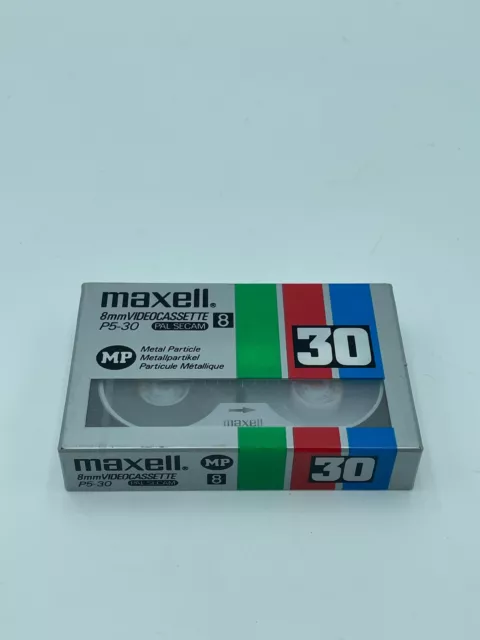 MAXELL 30min (8mm) Video8 Camcorder Video Kassette Tape P5-30 MP