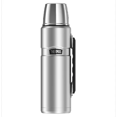 Thermos Silver Stainless Steel King Vacuum Insulated Travel Flask Mug - 2L