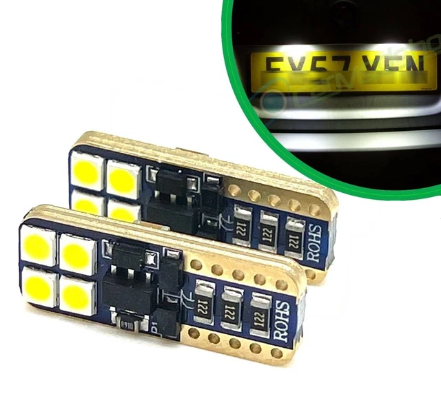 Éclairage LED Plaque Immatriculation Canbus Pour Mercedes - Sans Erreur, Compatible AMG ML GL Classe R