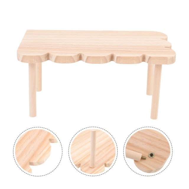 BIRD CAGE PLATFORM Bird Perch Platform Stand Hamster Chew Toys £17.61